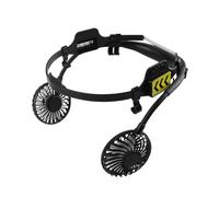 Pesfehhy Safety Helmet External Fan 3 Speeds for Summer Cooling with Night Light Suitable for Most Helmets