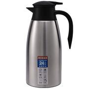Pesfehhy Silver 304 Stainless Steel 2L Thermal Flask Vacuum Insulated Water Pot Coffee Tea Milk Jug Thermal Pitcher for Home and Office