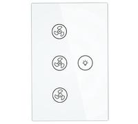 Pesfehhy Smart Ceiling Fan Light Lamp Wall Switch Smart Life/Tuya APP Remote Various Speed Control