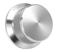Pesfehhy Solid Knurled Knob Potentiometer Solid Knurled Knob Volume Tone Audio Volume Control Knob Audio Power Amplifier Knob