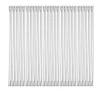 Pesfehhy Stainless Steel 20cm Wire Keychain Cable Key Ring (50pcs)