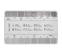 Pesfehhy Stainless Steel Coffee Reference Card Metal Coffee Size Ruler Professional Coffee Bean Grinder Accessories