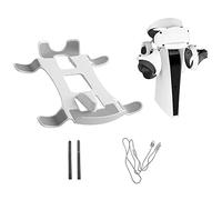 Pesfehhy Storage Mount Stand Mount Stand with 2 in 1 Charging Cable for PS VR2 VR Accessories
