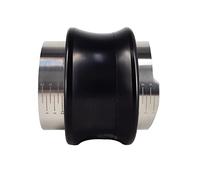 Pesfehhy Tamper 51Mm, Dual 2 in 1 Leveler Distributor Adjustable Flat Spring Tampers with Scale Coffee Tool