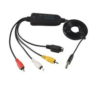 Pesfehhy USB 2.0 Video Capture Card Single Channel USB Capture Card AV Capture Device Drive-Free Digital Converter