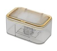 Pesfehhy Wall-Mounted Wet Wipes Holder Wall Mounted Wet Wipes Dispenser Box with Capacity EasyOpen Spring Plate Multifunctional C