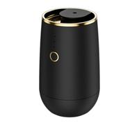 Pesfehhy Waterless Essential Oil Aromatherapy Diffuser Office Desktop Portable Electric for Spa Home Mini Car Timing Black