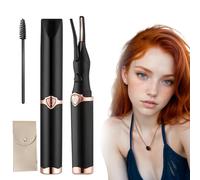 Peshoriadm Eyelash Curler, Heats in Seconds Peshoriadm Electric Eyelash Curler 24-Hour Curl Hold, 3 Adjustable Temperatures Peshoriadm Lash Curler for Women Makeup Tools (Black)