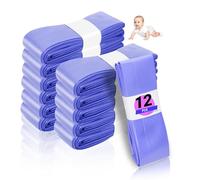 PESLNG LitterLocker Refill Bags for Cat Litter, Nappy Bin Refill Cassettes, Litter Locker Refill Cassette Compatible with Angelcare, Tommee Tippee, Octagonal Nappy Bin, Pack of 12