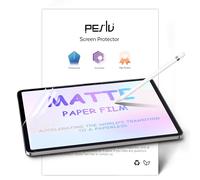 Peslv 2 Pack Like Paper Screen Protector for iPad Air 6th 11 Inch (2024, M2), Matte Anti Glare PET Film/Blue Light Filter Eye Protection Cover/Drawing & Writing Feel Like on Paper