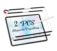 Peslv 2 Pack Magnetic Paperfilm for iPad Pro 13 Inch 7th (2024, M4), Feel Like Writing Drawing On Paper, Matte Removable Anti Glare Fingerprint Screen Protector Blue Light Filter
