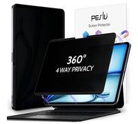 Peslv 4-Way Magnetic Privacy Screen for iPad Air 11 Inch (2024-2026, M2 M3 M4), Removable 360 Spy Private Filter, Anti Blue Light Glare Bubble-Free Easy Install Black Security Protector