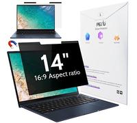 Peslv Magnetic Laptop Privacy Screen 14 inch for 16:9 Computer Monitor, 14" Removable Anti Glare Protector Blue Light Filter Shield Compatible with Lenovo Hp Dell Acer Asus Thinkpad Envy Xps