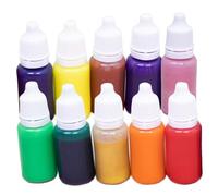Pesoncarl 10Pcs/Set Water Marbling Paint Kit, Mixable Vivid Water Color Paint, Non-Toxic Craft Kits for Adults, Kids Gift