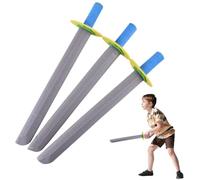 Pesoncarl 3pcs/Set Foam Sword 20.5 Inch Swords for Kids EVA Foam Toy Sword Pretend Play Toy Set Swords for Play Fighting Gift Toys for Boys Girls to playing Warrior Knight, Toys
