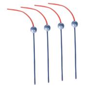 Pesoncarl 4Pcs Cat Wand Replacement Toys for Interactive Motorized Kitten Toy, Plastic Cat Wand Toy Refill Indoor Kitten Play & Exercise
