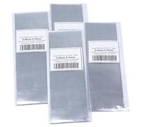 Pesoncarl 4Pcs Lead Tape, 0.15/0.25mm Thickness Adhesive Fly Tying Tools, 6x2 Inch Anti-Oxidation Free Cut Fishing Tools for Pond, Fish Tank, Aquatic Plant Fixing