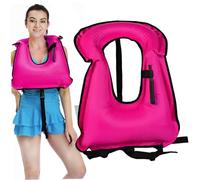 Pesoncarl Adult Life Jacket, Large Buoyancy Inflatable Life Jacket High Float Portable Breathing Vest for Fishing Kayak Snorkeling Water Sports, Jackets
