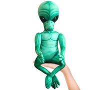 Pesoncarl Alien Plush, 20 Inch Flexible Soft Alien Stuffed Animal, Cuddly Ugly Plushies for Kids Adults Home Party, Green, Plush Toys