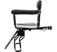 Pesoncarl Bike Seat for Kids Front Mounted Toddler Bike Seat Easy to Install with Back Rest, Foot Pedal, Quick Realease Attachment for Children 2-5 Years, Style2