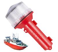 Pesoncarl Boat Flares 3 Color LED Solar Marine Flares Waterproof & Moistureproof Boat Safety Kit for Fishing Nets, Buoys and Boats