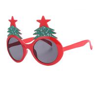 Pesoncarl Christmas Decorations, Christmas Glasses for Adults Children Free Size Xmas Tree Sunglasses Unisex Full Frame Decorative Party Favors