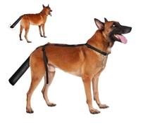 Pesoncarl Dog Tail Protector Anti-lick Protective Dog Tail Cover for Wounds with Open End Oxford Cloth Wound Cover Supplies, Black, M