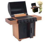 Pesoncarl Dollhouse Miniatures 1 12 Scale, Plastic Toy Grill Model, Simulation Tiny Grill for Dollhouse Kitchen Cooking Tool Yard Scene Ornament Party Favour