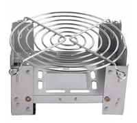 Pesoncarl Emergency Stove 3.8x3x0.8'' Thickened Foldable Camping Stove with Copper Rivets Portable Camp with Adjustable Opening for Outdoor Camping Gear & Cooking, sports