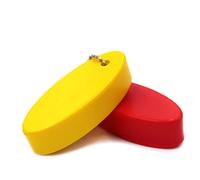 Pesoncarl Floating Keychain Anti Sinking Oval Float Keyring Foam Keychain for Boating Water Sports Random Color 2PCS, Pool Floats