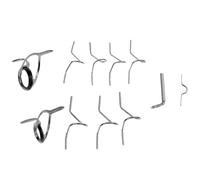 Pesoncarl Fly Fishing Rod, Guide Tip Repair Kit Set DIY Eye Rings Snake Guides with Different Size Stainless Steel Frames, Pliers Tools