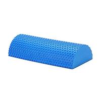 Pesoncarl Foam Rollers, Half Round Foam Roller EVA Back Exercise Shaft Yoga Columns for Deep Tissue Muscle Massage Blue