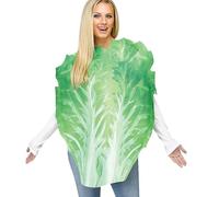 Pesoncarl Halloween Costumes Funny Realistic Lettuce Food Costume for Adult Fruit & Veggie Soft Skin-Friendly One Size Fits All Costume Colorful Fruit for Themed-Party Cosplay Roleplay, Halloween