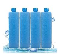 Pesoncarl Ice Packs 4Pcs Long Lasting Freezer Blocks Reusable Portable Cooler Freezer Ice Packs Keep Cool for Refrigerator Air Conditioner Fan Random Color, pool