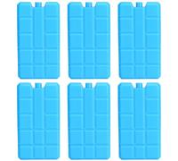 Pesoncarl Ice Packs, 6Pcs Long Lasting Freezer Blocks, 200ml Reusable Portable Cooling Pack for Refrigerator Air Conditioner Fan, Coolers