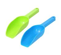 Pesoncarl Kids Sand Scoops Plastic Beach Snow Shovels with Handle Digging Toys for Boys Girls 2PCS Random Color, pool