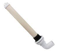Pesoncarl Livewell Overflow Drain Tube, 17.7 Inch 90 Degree Live Well Drain Tube Fits All 1-1/2" Thru Hulls