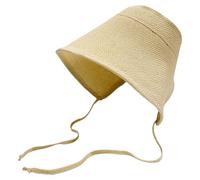 Pesoncarl Sun Bonnets for Women, Foldable Vintage Pioneer Bonnet with Tie, Breathable Cotton and Linen Victorian Hats for Women, Beige