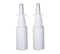 Pesoncarl Supplement Shakers, Nasal Spray Bottles 30ml Empty Plastic Refillable Mist Nose Sprayer Bottle Container 2PCS