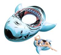 Pesoncarl Swimming Pool Floats for Adults Inflatable Shark Pool Floats for Swimming Pools Raft Large Ring for Summer Water Fun Party Supplies