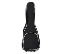 Pesoncarl Ukulele Case,Ukulele Bag Case Guitar Gig Backpack Portable Cotton Nylon Padded Zipper Pockets with Handle for Concert Ukeleles 23 Inch Black