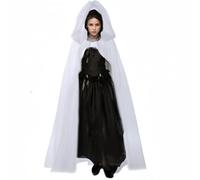 Pesoncarl Witch Costume Halloween Vintage Renaissance Embroidered Sheer Ghost Bride Costume Spooky Ghost for Halloween, Cosplay Haunted Mansion (White), 2025