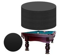 PESSILIN 30 Pcs Billiard Pool Table Leg Shims, 3" Diameter Rubber Pool Table Leveling Kit Shims Foot Pad, Billiards Accessories Rubber Shims/Furniture Shims