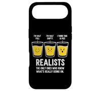 Pessimist Optimist Realist Half Full Glass Funny philosophy Case for iPhone Air