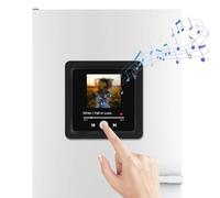 Pessrrtewg Custom Music Album Fridge Magnet, Plays Songs, Customized, Black, 1pc