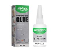 Pessrrtewg Multi-purpose Adhesive,Welding High-Strength Oily Glue,Strong Bond Waterproof Professional Furniture Repair Glue,Universal Super Glue Gel,for Metal,Wood,Ceramics,Leather, Glass