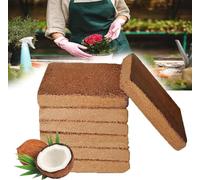 Pessrrtewg Organic Coconut Coir for Plants,1/2/4/6/8/10 Organic Coir Bricks,Succulent Potting Mix,Concentrated Seed Starting Mix,High Nutrition Coconut Plant Soil Coir Pellets for Seedlings