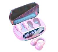 Pessrrtewg Wireless Ear Clip Skeleton Conduction Headphones, Upgrade Bluetooth 5.3 Water-Proof Open Ear Bone Conduction Wireless Earbuds, For Running, Sports, Cycling, Driving