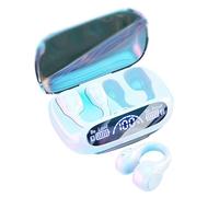 Pessrrtewg Wireless Ear Clip Skeleton Conduction Headphones, Upgrade Bluetooth 5.3 Water-Proof Open Ear Bone Conduction Wireless Earbuds, For Running, Sports, Cycling, Driving