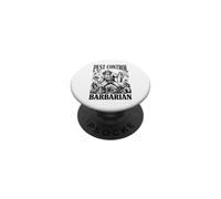 Pest Control Barbarian Funny Rodent Insect Bug Exterminator PopSockets Adhesive PopGrip